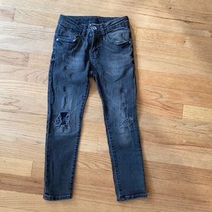 Zara black denim jeans